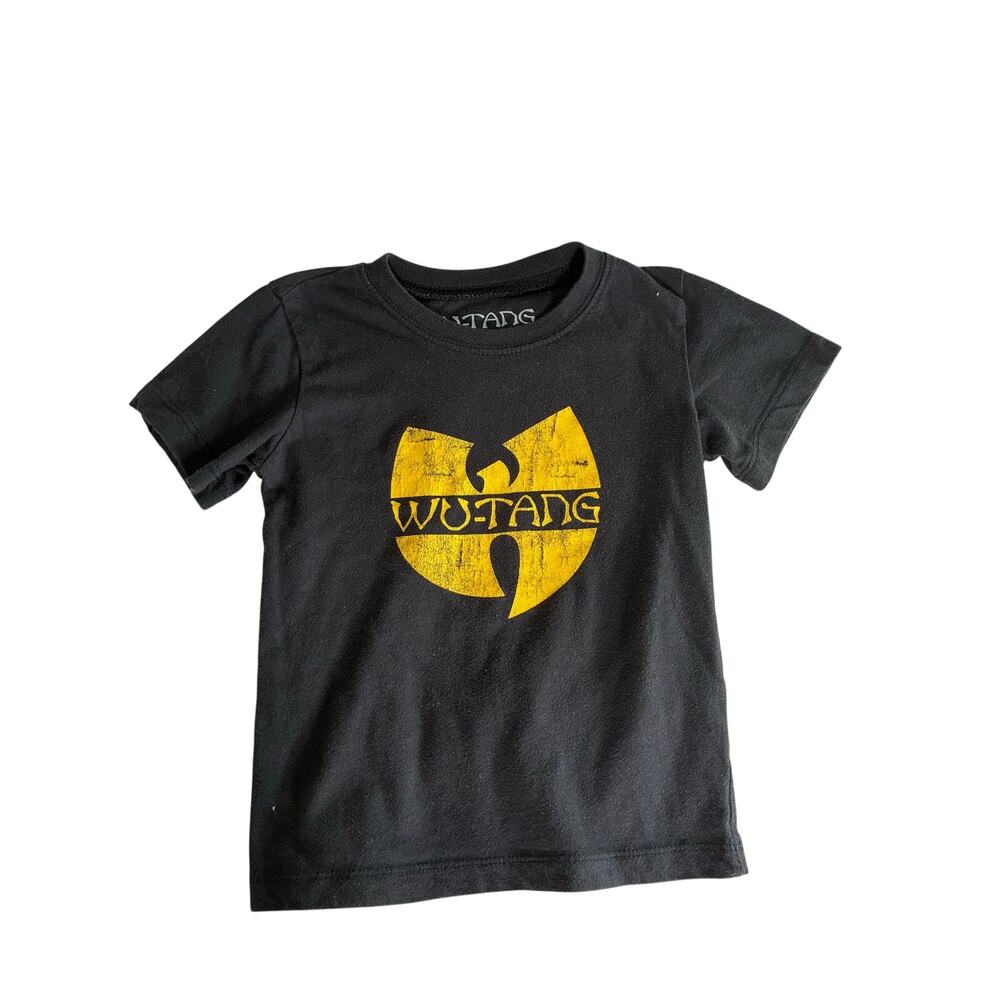 Wu Tang Clan T Shirt Kids 3T Black Logo Hip Hop Rap Tee